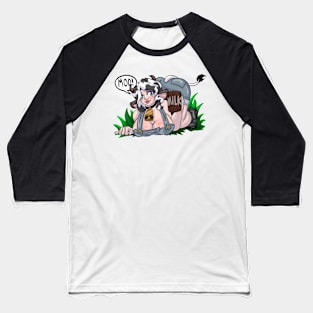 Moo Moo Milk Girl Baseball T-Shirt